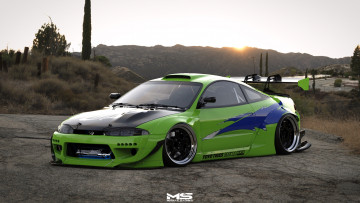 Картинка mitsubishi+motors+eclipse автомобили виртуальный+тюнинг mitsubishi motors eclipse крутой классный аппарат легенда форсажа