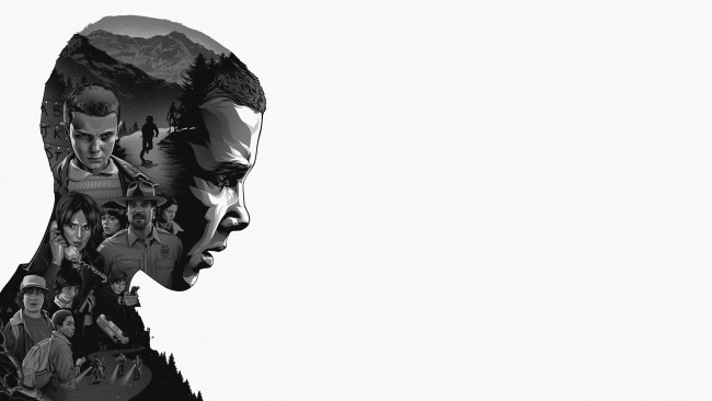 Обои картинки фото рисованное, кино,  мультфильмы, очень, странные, дела, сериал, четыре, сезона, ужасы, фантастика, фэнтези, триллер, драма, детектив