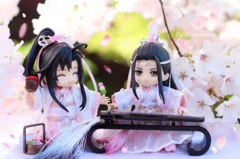 Картинка разное игрушки вэй усянь лань ванцзы куклы гуцинь цветение