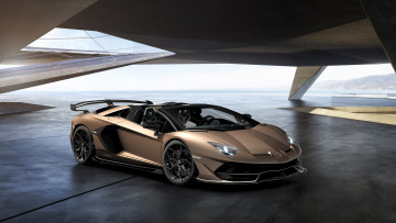 Картинка автомобили lamborghini aventador svj roadster bronzo zenas суперкар родстер