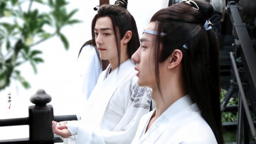 Картинка разное знаменитости ван ибо сяо чжань съемки костюмы