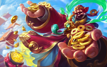 обоя видео игры, heroes evolved, мужчина, деньги