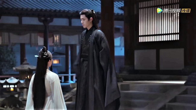 Обои картинки фото кино фильмы, yu gu yao, ши, ин, девушка, лестница