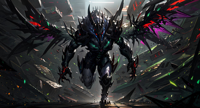 Обои картинки фото фэнтези, существа, нейросети, графика, нейроарт, ai, art, нейронные, сети, рисунки, нейро, искусство