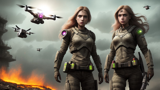 Обои картинки фото фэнтези, девушки, нейросети, графика, нейроарт, ai, art, нейронные, сети, рисунки, нейро, искусство