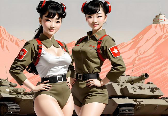 Обои картинки фото рисованное, армия, нейросети, графика, нейроарт, ai, art, нейронные, сети, рисунки, нейро, искусство