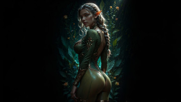 обоя 3д графика, эльфы , elves, нейросети, графика, нейроарт, ai, art, нейронные, сети, рисунки, нейро, искусство, нейрографика, graphics, neuroart, neural, networks, drawings, neuro, neurography