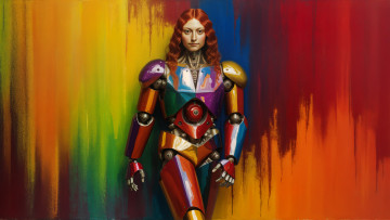 обоя фэнтези, роботы,  киборги,  механизмы, нейросети, графика, нейроарт, ai, art, нейронные, сети, рисунки, нейро, искусство, нейрографика, graphics, neuroart, neural, networks, drawings, neuro, neurography