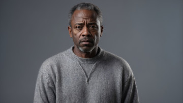 Картинка 3д+графика люди+ people пожилой темнокожий мужчина