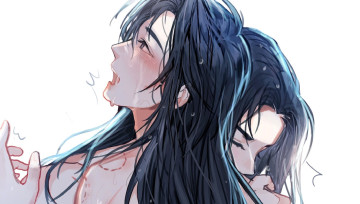 обоя аниме, mo dao zu shi, вэй, усянь, лань, ванцзы, укус