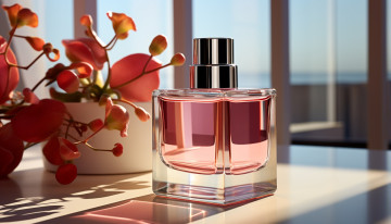 Картинка 3д+графика реализм+ realism флакон туалетная вода