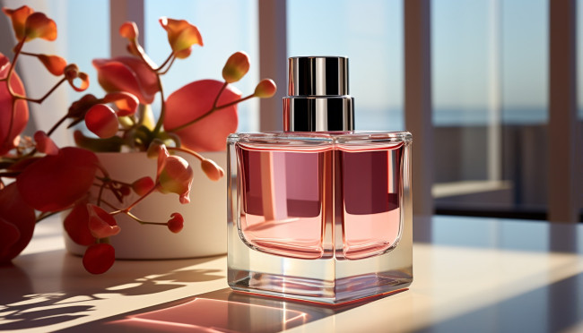 Обои картинки фото 3д графика, реализм , realism, флакон, туалетная, вода