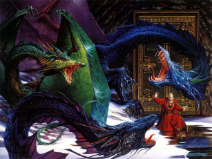 Картинка фэнтези драконы