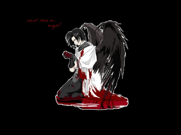 Обои картинки фото аниме, angels, demons