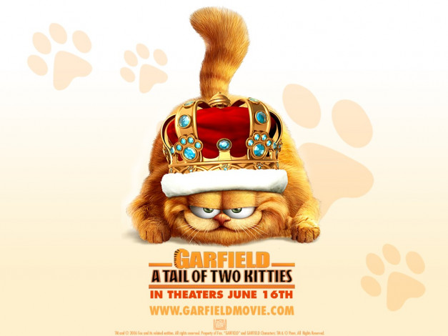 Обои картинки фото кино, фильмы, garfield, tale, of, two, kittens