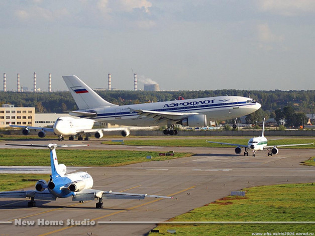 Обои картинки фото авиация, пассажирские, самолёты