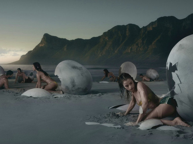 Обои картинки фото птенцы, фэнтези, люди