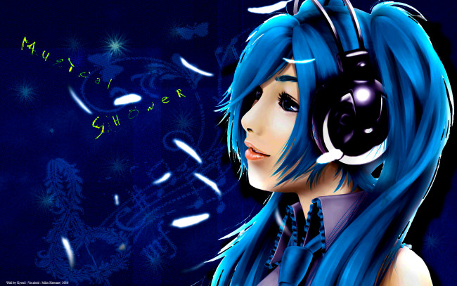 Обои картинки фото аниме, vocaloid
