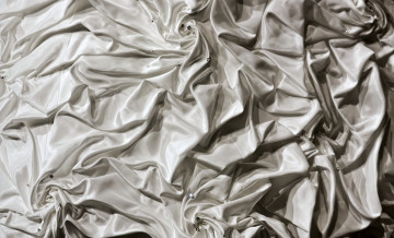 Картинка разное текстуры складки атлас белый