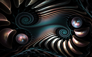 Картинка 3д графика fractal фракталы фрактал