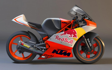 Картинка 2012 ktm moto3 race bike мотоциклы 3d moto