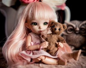 Картинка разное игрушки мишка кукла