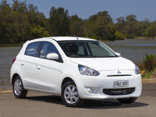 Картинка автомобили mitsubishi 2013г au-spec mirage