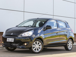 обоя автомобили, mitsubishi, 2013г, au-spec, mirage