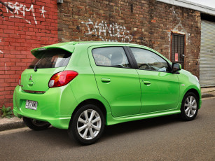 Картинка автомобили mitsubishi 2013г au-spec mirage