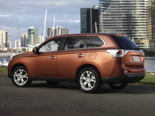 обоя автомобили, mitsubishi, outlander, au-spec