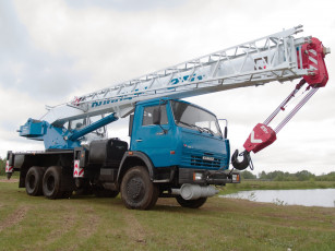 Картинка техника краны 65115 на шасси камаз кс-55713-1к-2