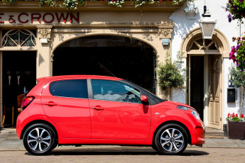 Картинка 2014+citroen+c1 автомобили citroen сбоку красный