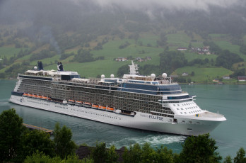 Картинка celebrity+eclipse корабли лайнеры круиз лайнер