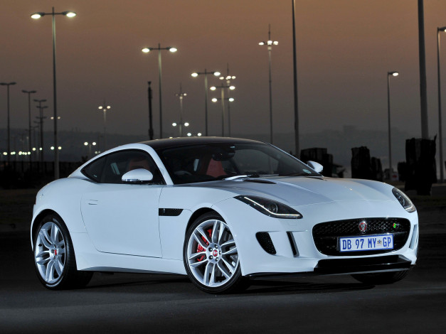 Обои картинки фото автомобили, jaguar, 2014г, za-spec, r, coupе, f-type