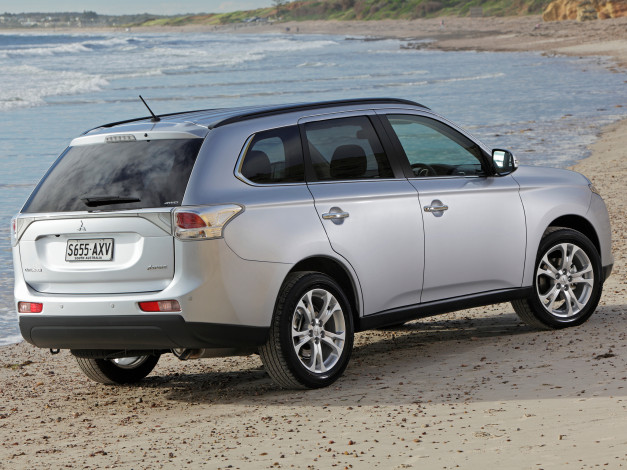 Обои картинки фото автомобили, mitsubishi, outlander, au-spec