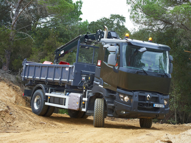 Обои картинки фото автомобили, renault trucks, 2013г, trucks, k-series, renault