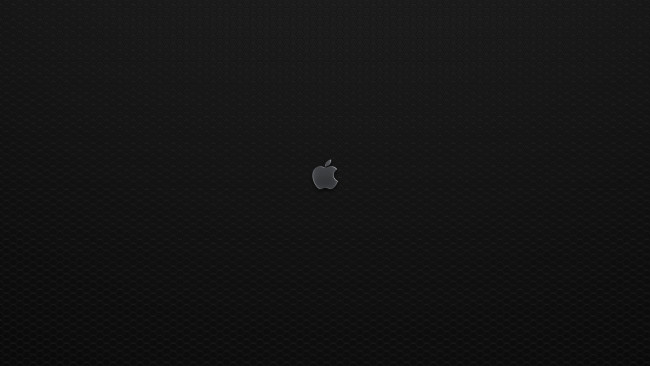 Обои картинки фото компьютеры, apple, карбон, сетка, логотип, яблоко