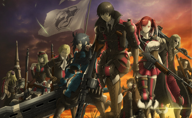 Обои картинки фото аниме, valkyria chronicles, valkyria, chronicles, хроники, валькирии