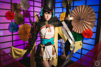 Картинка разное cosplay+ косплей оружие образ девушка