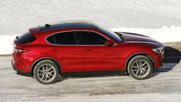 обоя alfa romeo stelvio 2018, автомобили, alfa romeo, stelvio, 2018, alfa, romeo