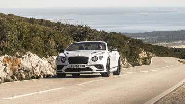 обоя bentley continental gt supersports convertible 2018, автомобили, bentley, supersports, 2018, gt, continental, convertible