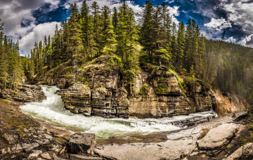 Картинка природа реки озера река горы лес