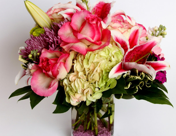 Обои картинки фото цветы, букеты,  композиции, разноцветные