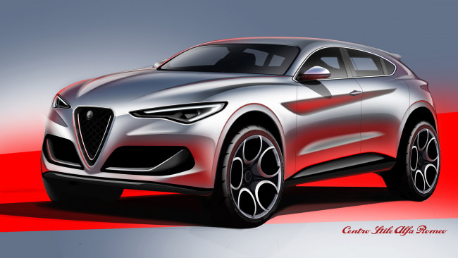 Обои картинки фото alfa romeo stelvio 2018, автомобили, рисованные, 2018, stelvio, alfa, romeo