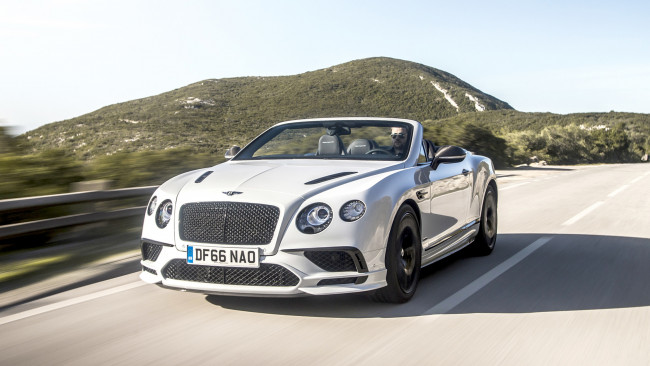 Обои картинки фото bentley continental gt supersports convertible 2018, автомобили, bentley, convertible, supersports, gt, continental, 2018