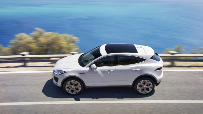 Обои картинки фото jaguar e- pace 2018, автомобили, jaguar, 2018, e-, pace
