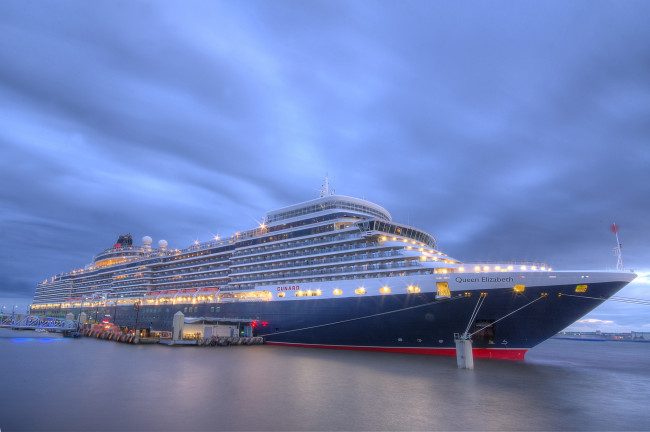 Обои картинки фото queen elizabeth, корабли, лайнеры, лайнер, круиз