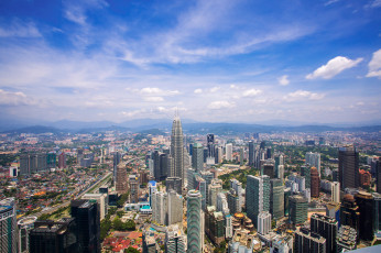 Картинка kuala+lumpur+city города куала-лумпур+ малайзия простор