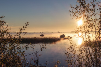 Картинка природа восходы закаты простор