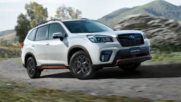 Картинка 2018+subaru+forester+x-break автомобили subaru субару forester кроссовер x-break 2018 белый